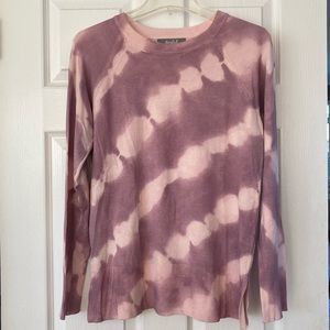 Marled Tie Dye Pink Sweater